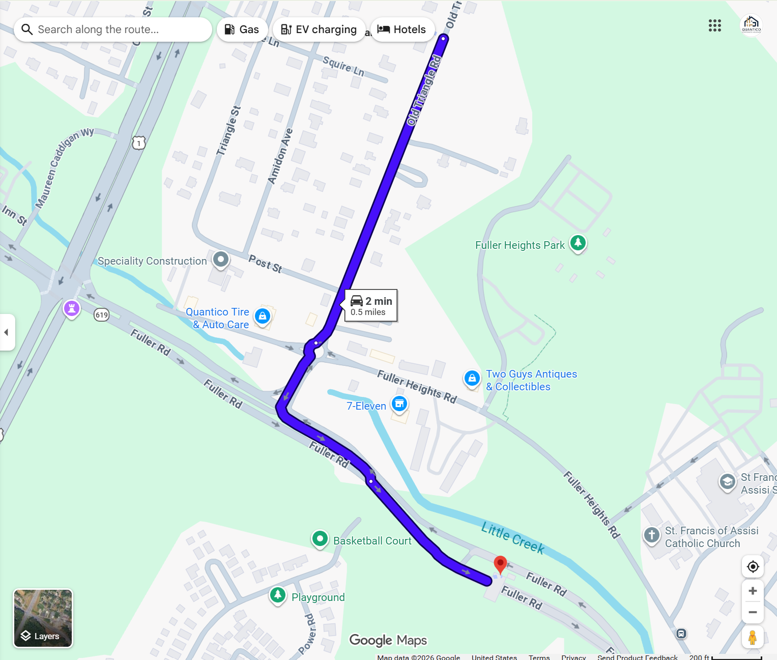 quantico transportation rental car uber vre train