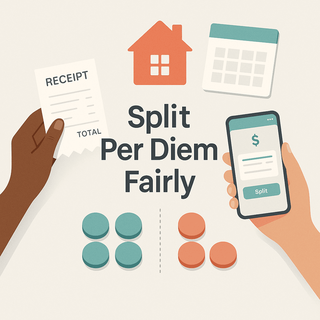 split per diem fairly shared rental