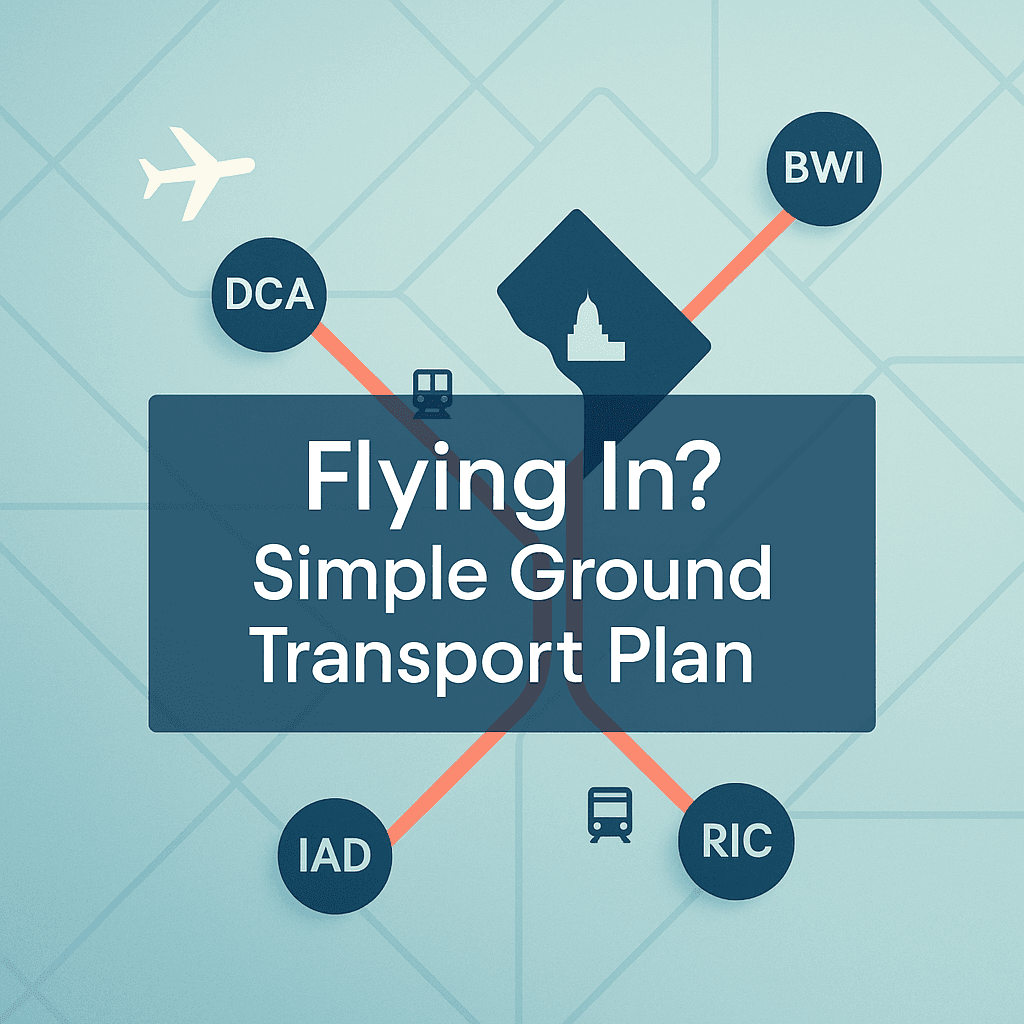 DCA IAD BWI RIC Ground Transport Plan – Airport Travel Guide