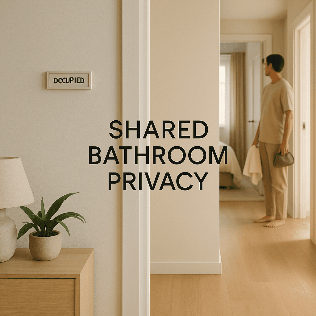 room by room privacy avoiding shared bathroom drama