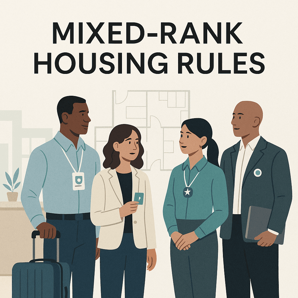 traveling team housing rules mixed ranks