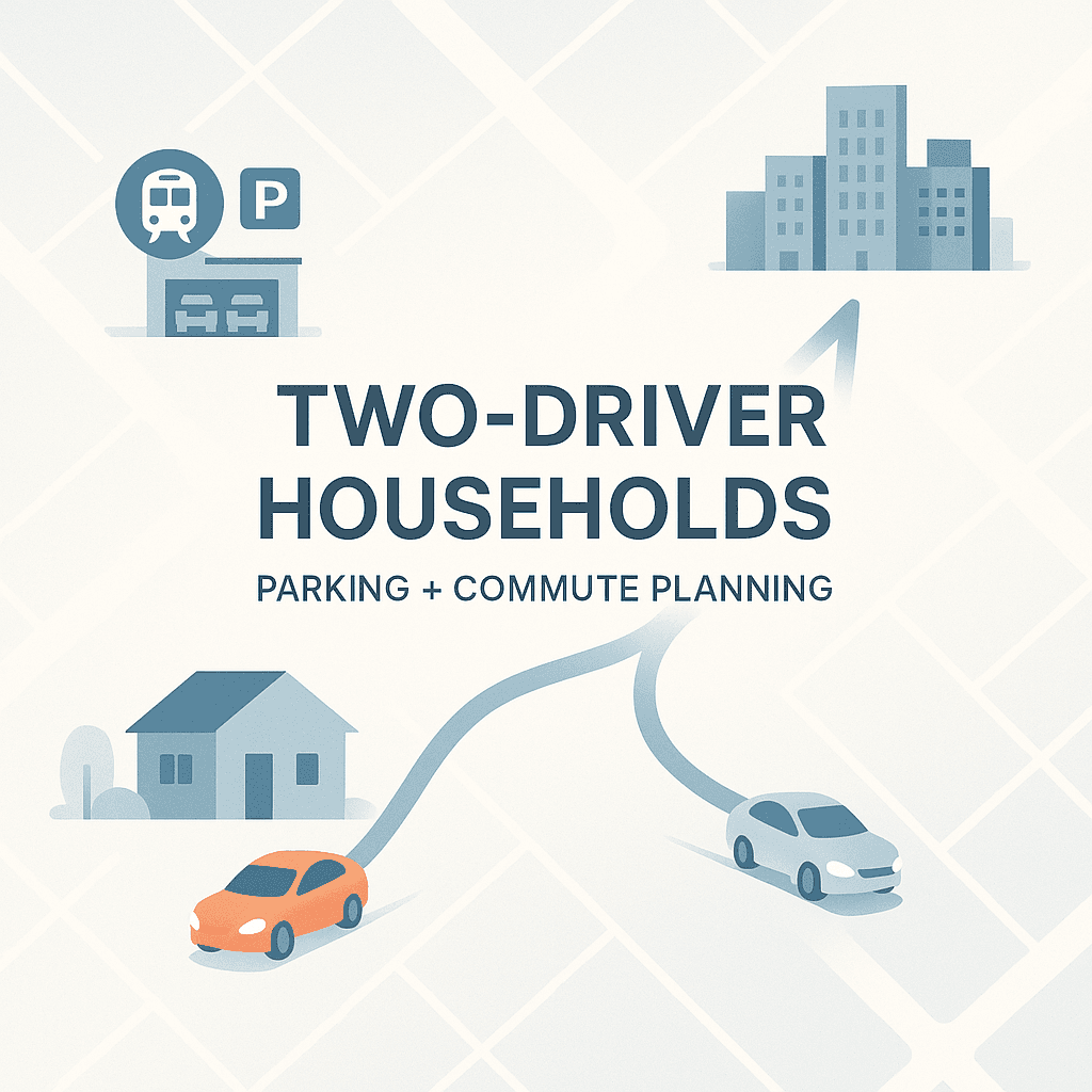 Two Driver Households Parking Commute Planning