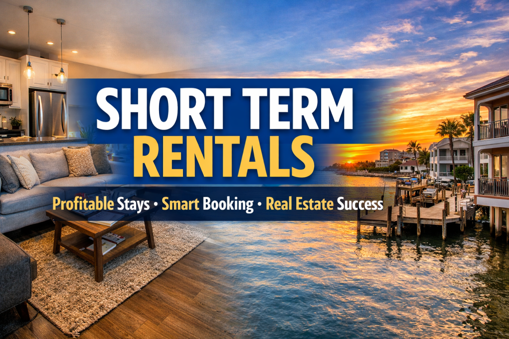 Short Term Rentals for Travelers, Families & Business Professionals